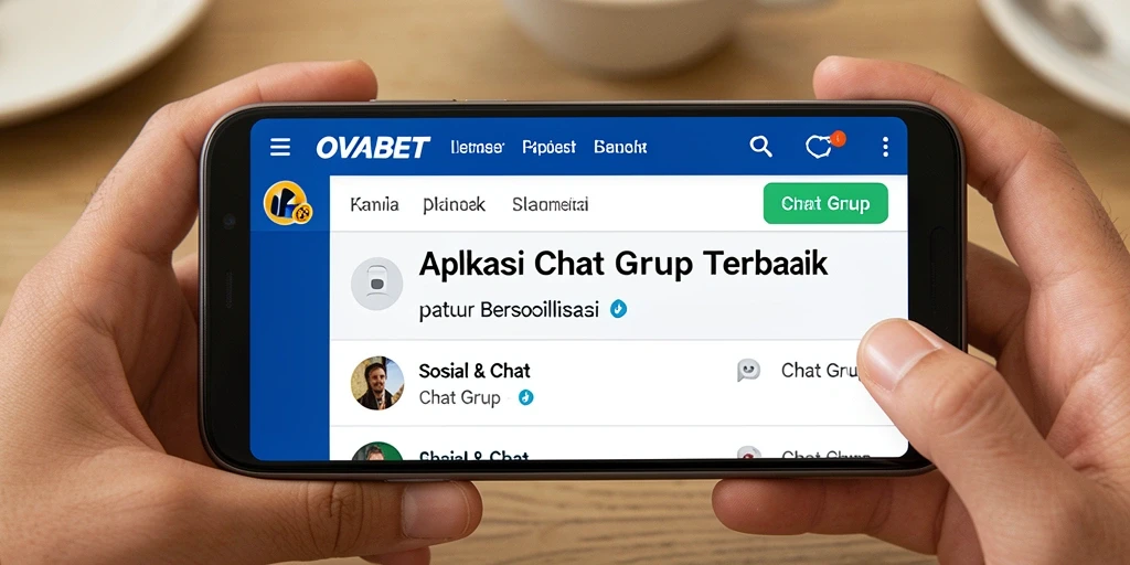 Tampilan antarmuka grup OVABET yang menarik dan fungsional.