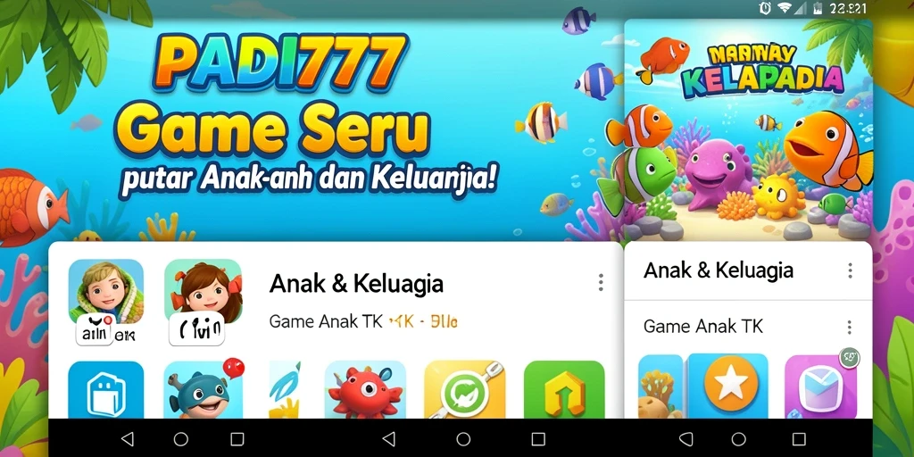 Tampilan antarmuka pengguna PADI777 yang menarik dan interaktif.