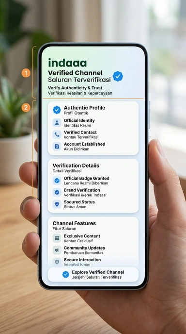 Kanal Resmi indaaa untuk Pengguna Android di Indonesia